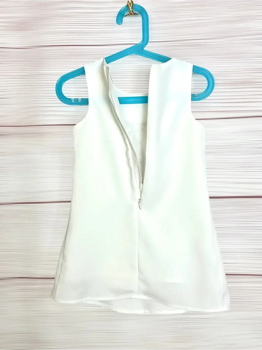 White Girls Summer Dress Sleeveless A-line Bow Print sz 100 US 3